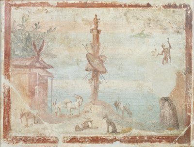 Idyllische Landschaft, Pompeji von Roman